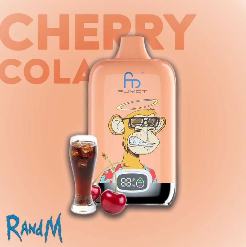 RandM Digital Box 12000 Puffs Vape - kersen cola: Een Verfrissende en Stijlvolle Vape-Ervaring