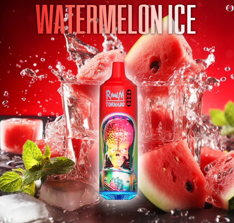 De Nieuwste Sensatie in Dampen: RandM Tornado 9000 Vape – Watermeloen Ijs