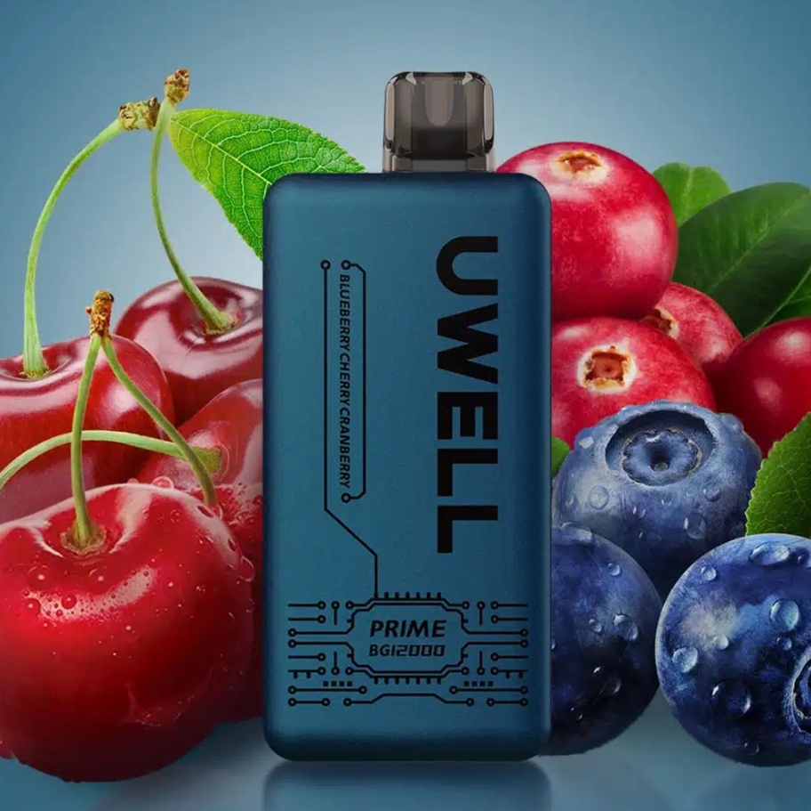 UWELL PRIME BG12000: Jouw Bosbes-Kers-Cranberry Sensatie Ontketend