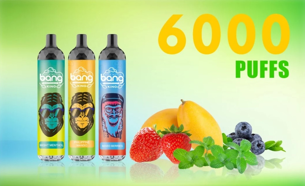 Bang Vape King 6000 Puffs - Blueberry Mint: Jouw Koninklijke Verfrissing in Elke Puff