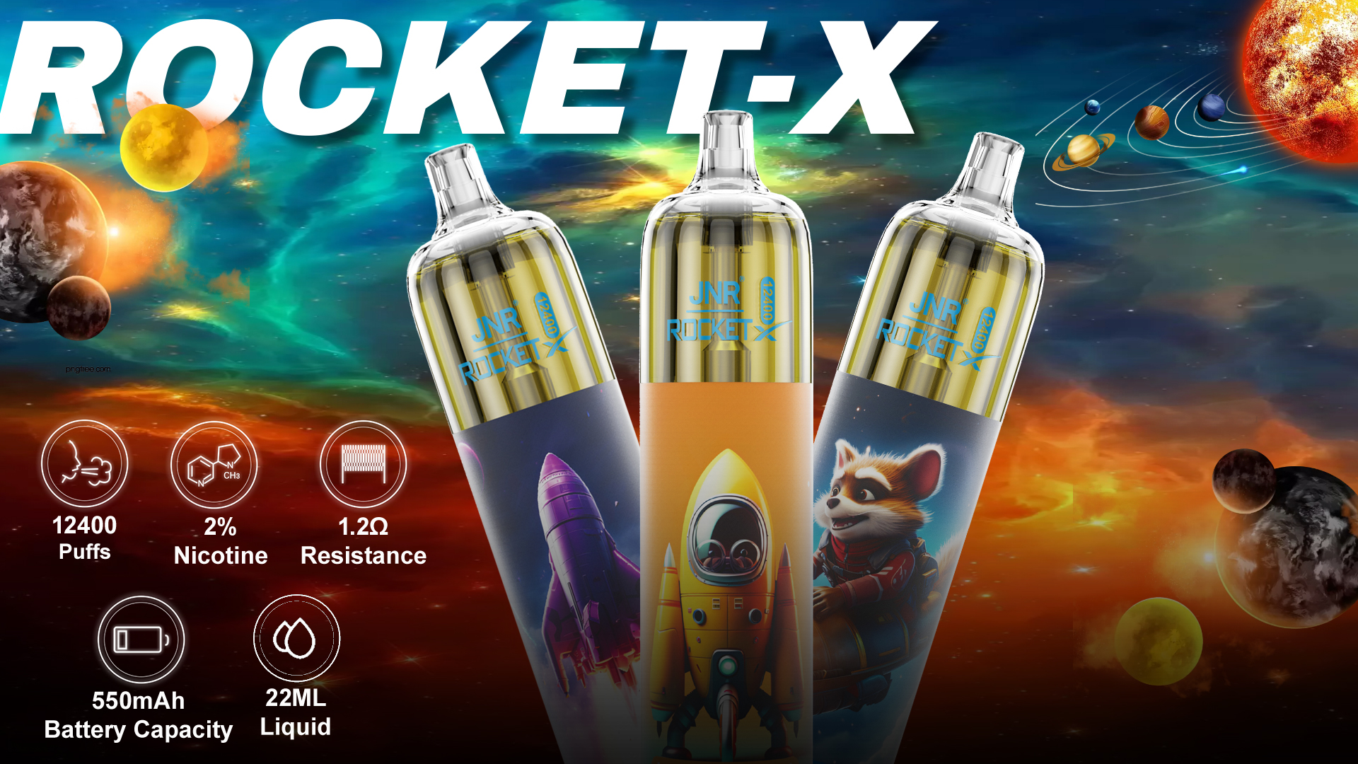 JNR ROCKET-X 12400 Puffs - Druiven Ijs | Wegwerp Vape: Een Verfrissende Revolutie in de Nederlandse Vaping Scene van 2025