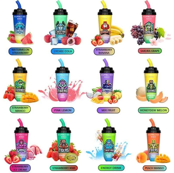 RandM Supbliss Bingo 8000 Puffs - Aardbei Banaan: Jouw Zomerfeest op Zakformaat