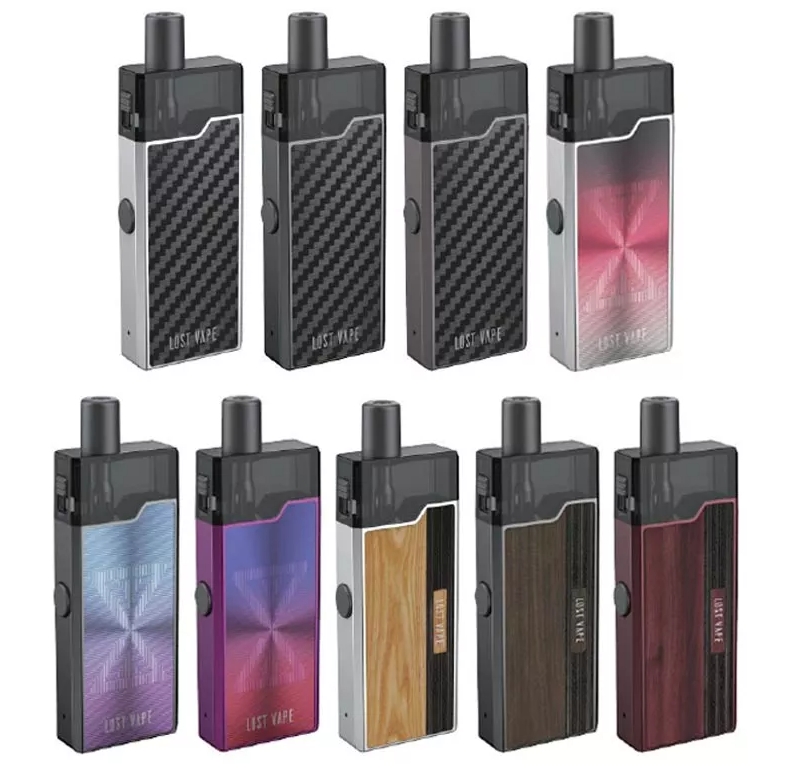 De Lost Vape Orion Mini Pod Kit: Een Meesterwerkje van Stijl en Prestatie in Bordeauxrood Hout