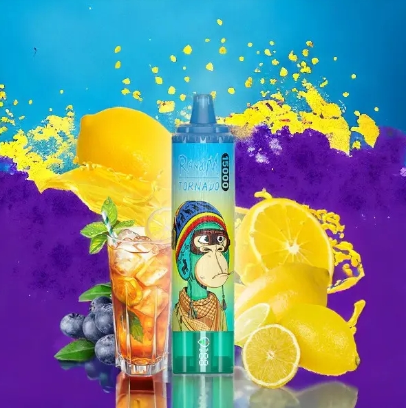 De Fumot RandM Tornado 15000 Puffs: Jouw Ultieme Frisse Knal in Blauwe Razz Limonade