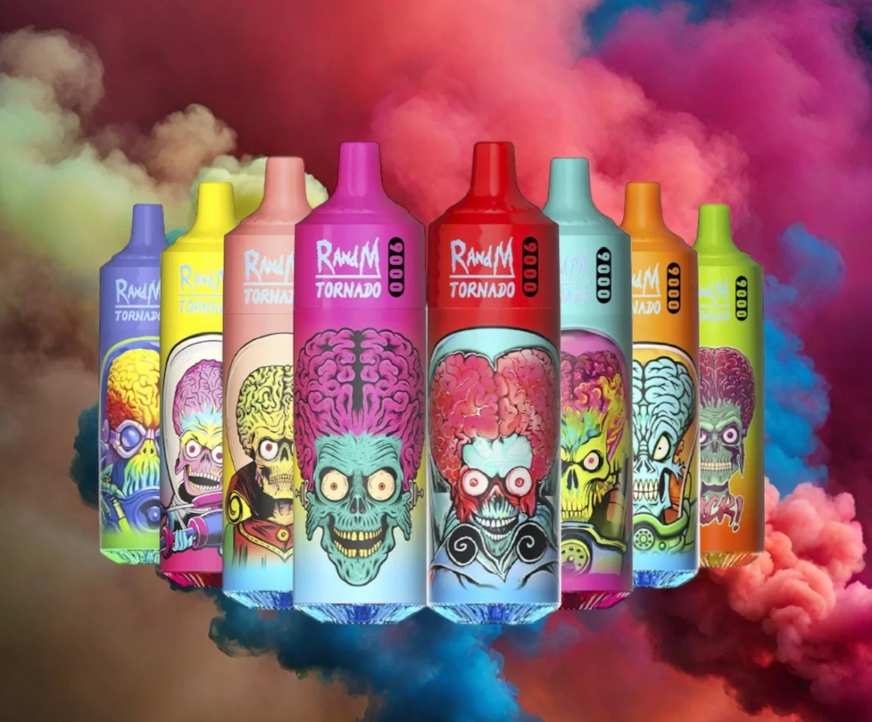 Aardbei Watermeloen Sensatie: Ontdek de Zomer in Elke Puff met de RandM Tornado 9000!
