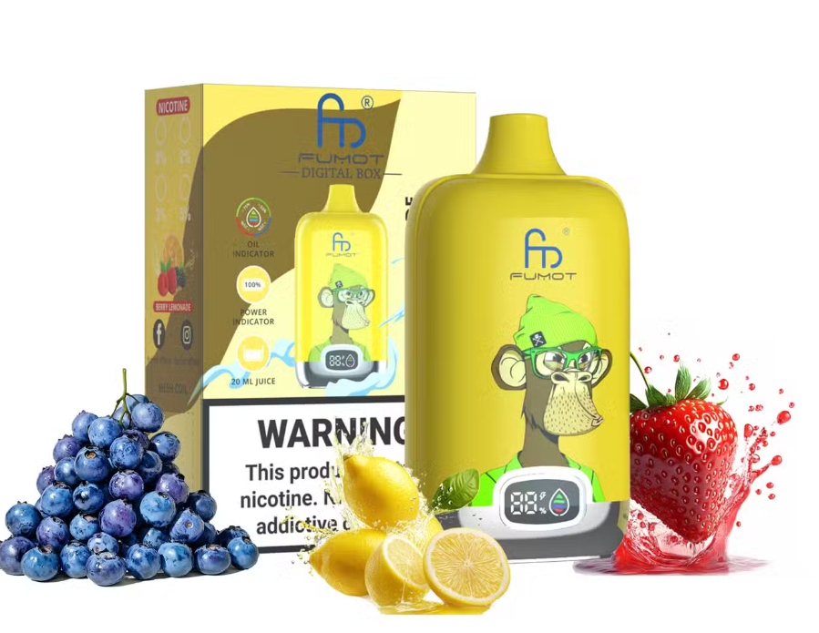 Fumot Digital Box 12000 Puffs – Bessen Limonade: De Nieuwe Standaard in Smaak en Innovatie