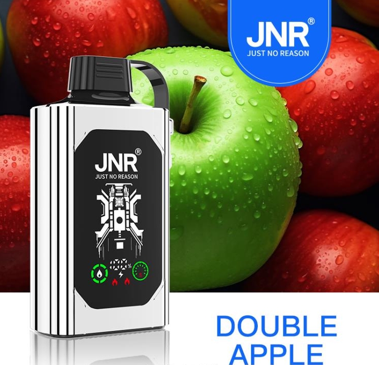 De Opkomst van Ultralange Vapes: JNR SHISHA BOX 30000 Puffs – Een Dubbele Appelbeleving die Blijft Verrassen