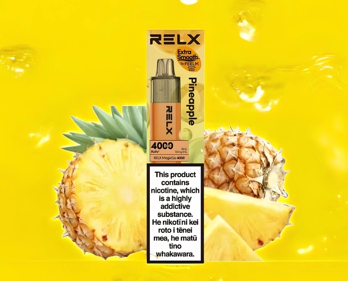 RELX MagicGo 4000 Puffs Vape: Jouw Tropische Ananas Bries voor de Nederlandse Dynamiek