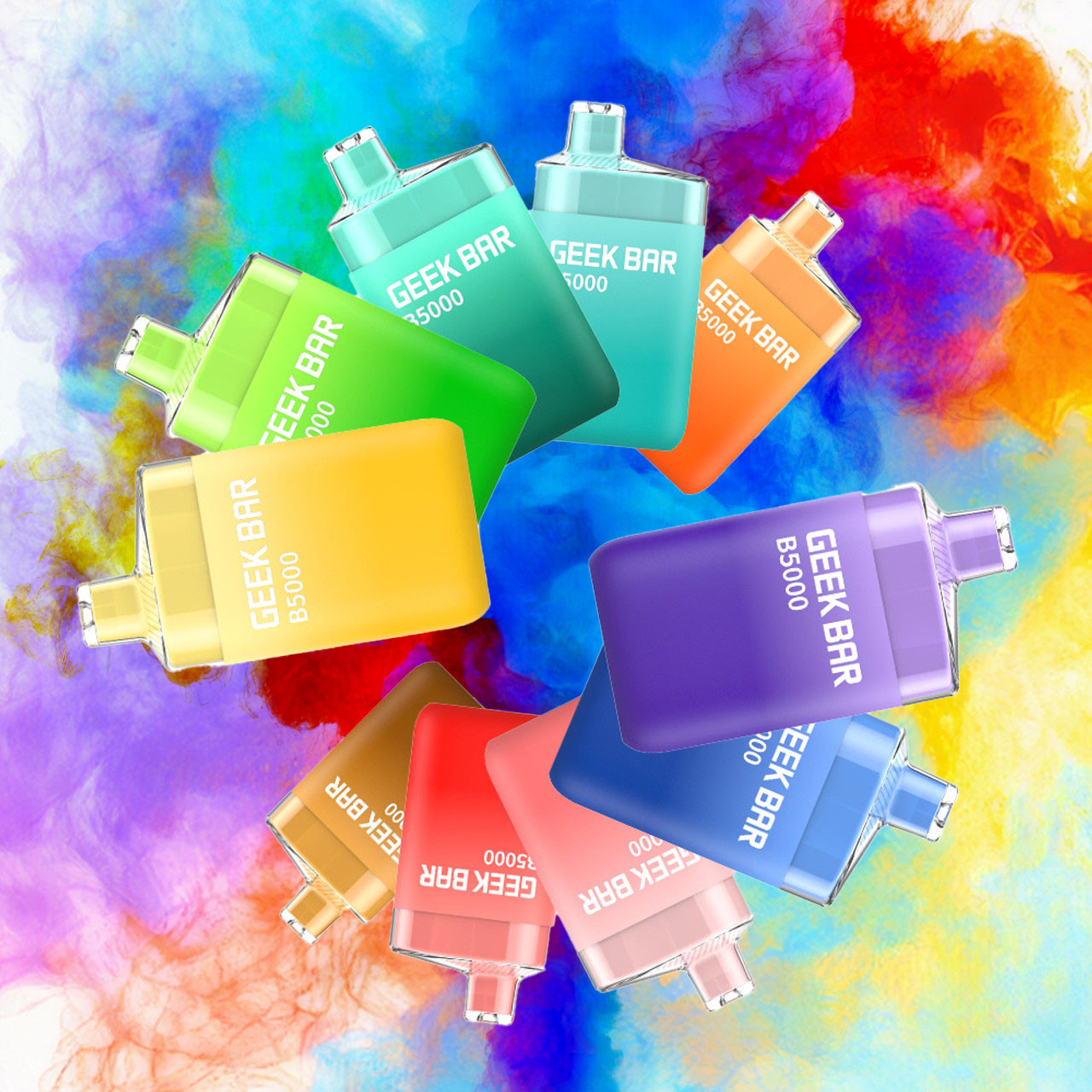 Geek Bar B5000 Aardbei Bananenijs: Jouw Zomerse Smaakexplosie in Een Vape