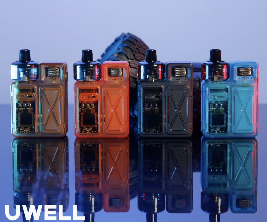 De Toekomst van Vapen is Hier: Ontmoet de UWELL CROWN M Pod Mod Kit Vape - oranje